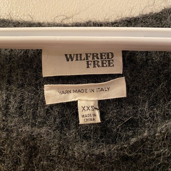 Wilfred Free Grey Wool Dress - XXS - Picture 2 of 2